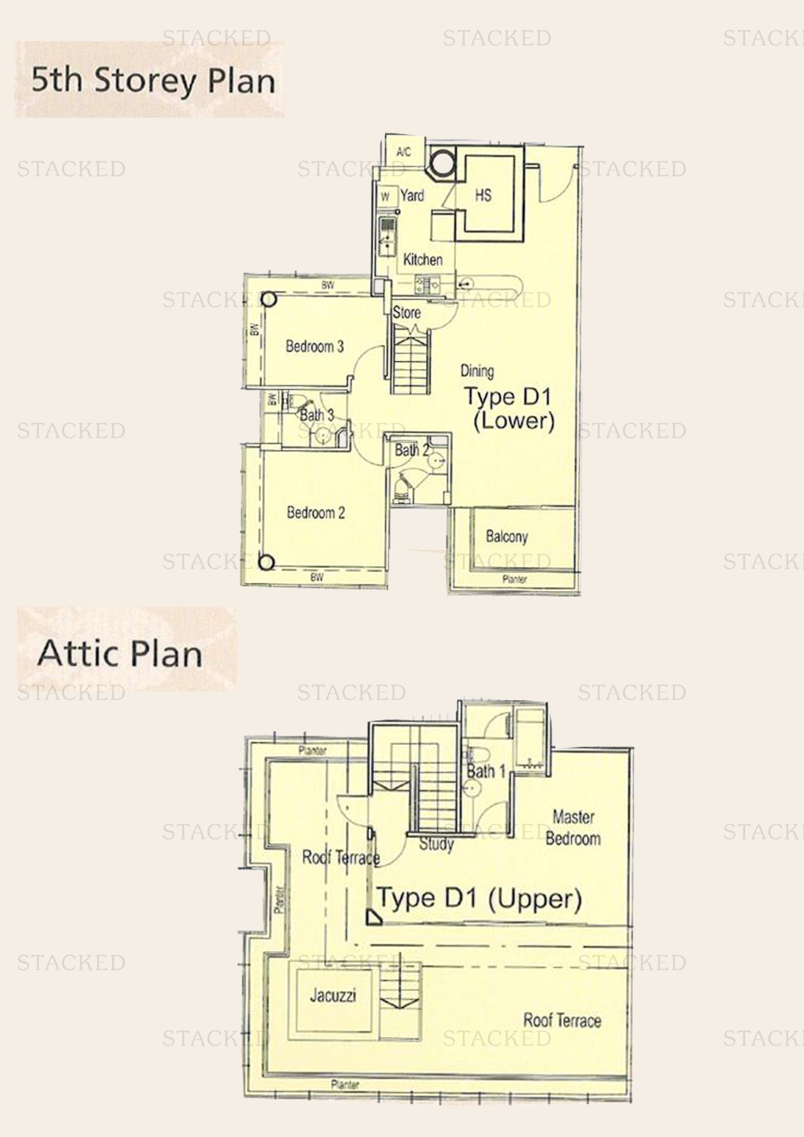 Stacked homes Rosyth Residence Singapore Condo Floor Plans, Images